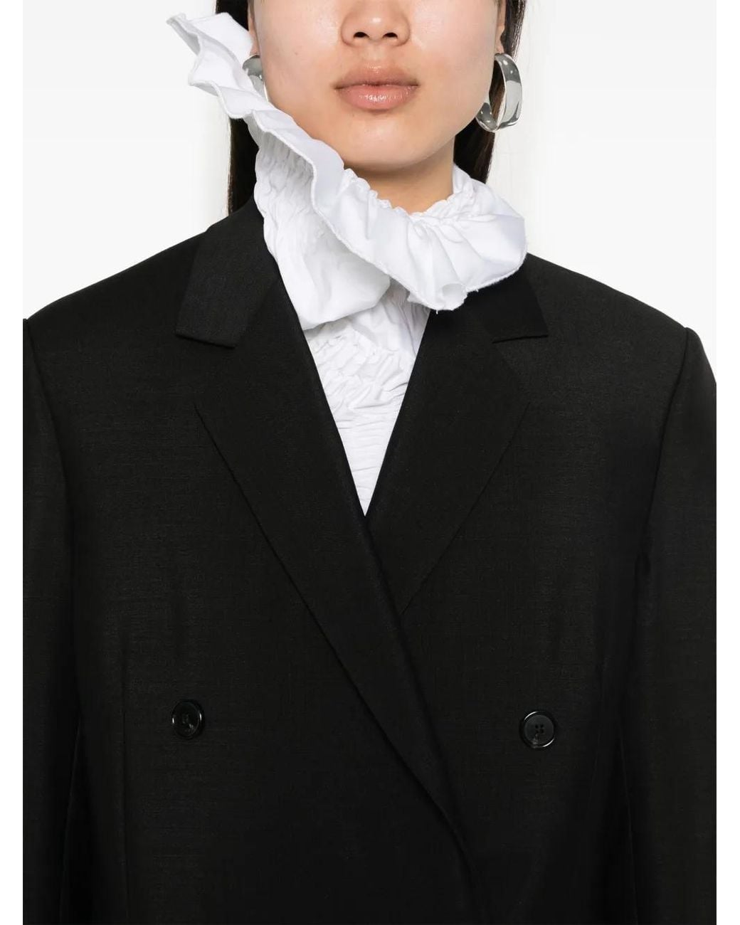 Loewe Black Double-Breasted Tailored Jackets