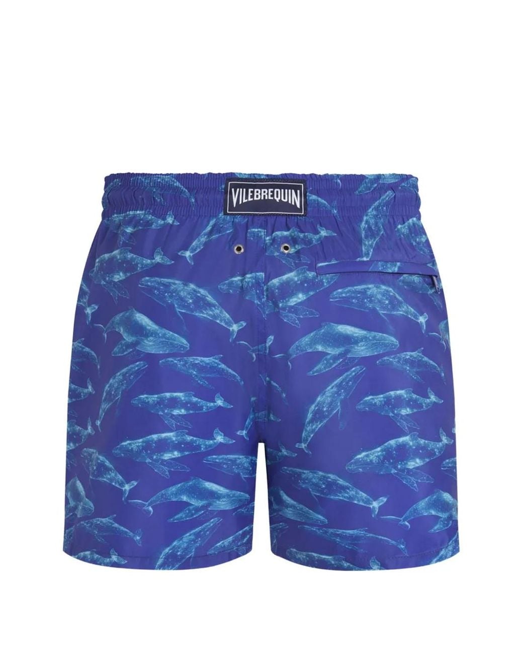 Vilebrequin Blue Whale-Print Swim Shorts for men