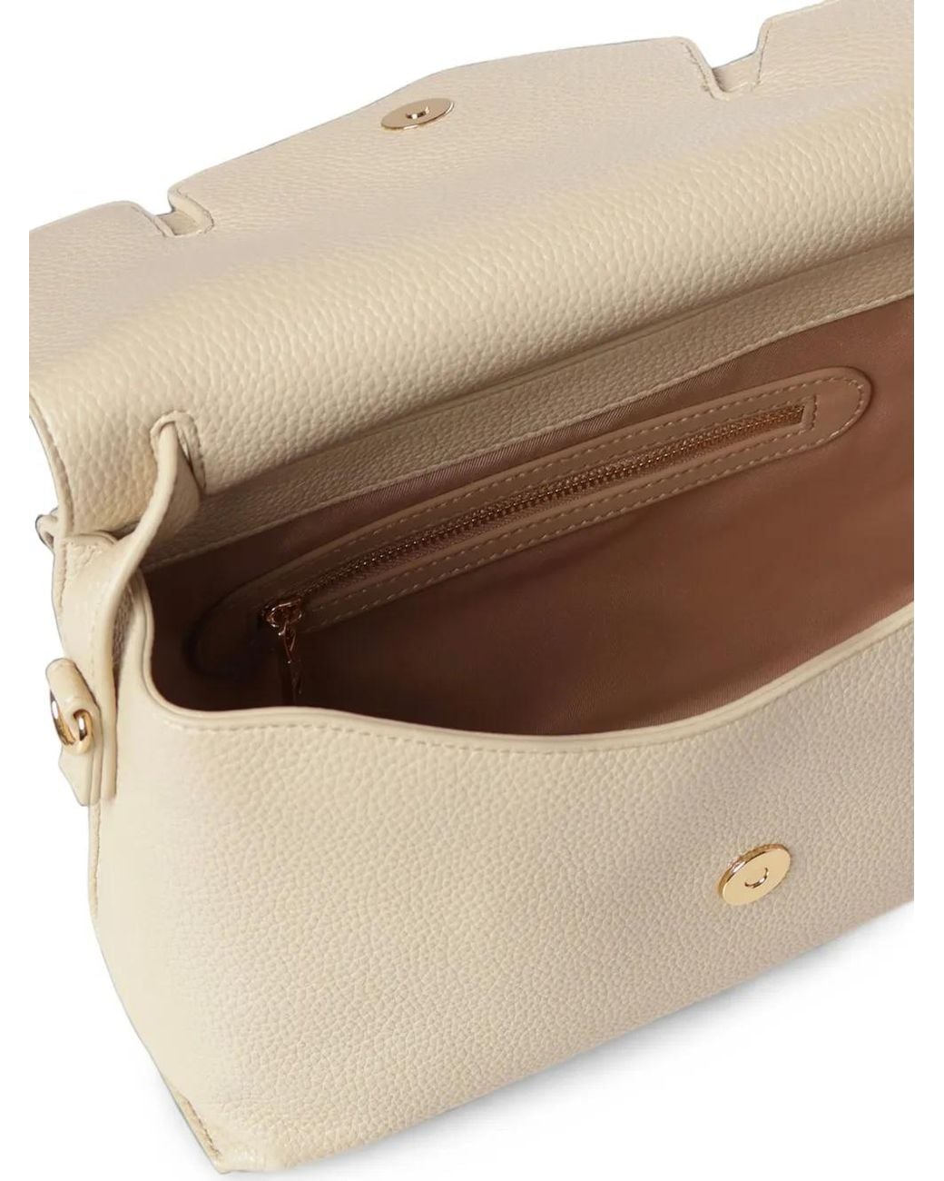 Love Moschino Natural Sac Cabas Grainé À Plaque Logo