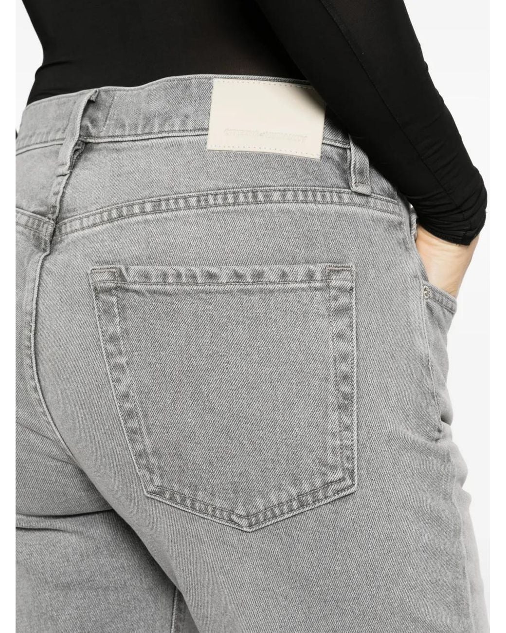 Citizens of Humanity Gray Savannah Faded Jeans