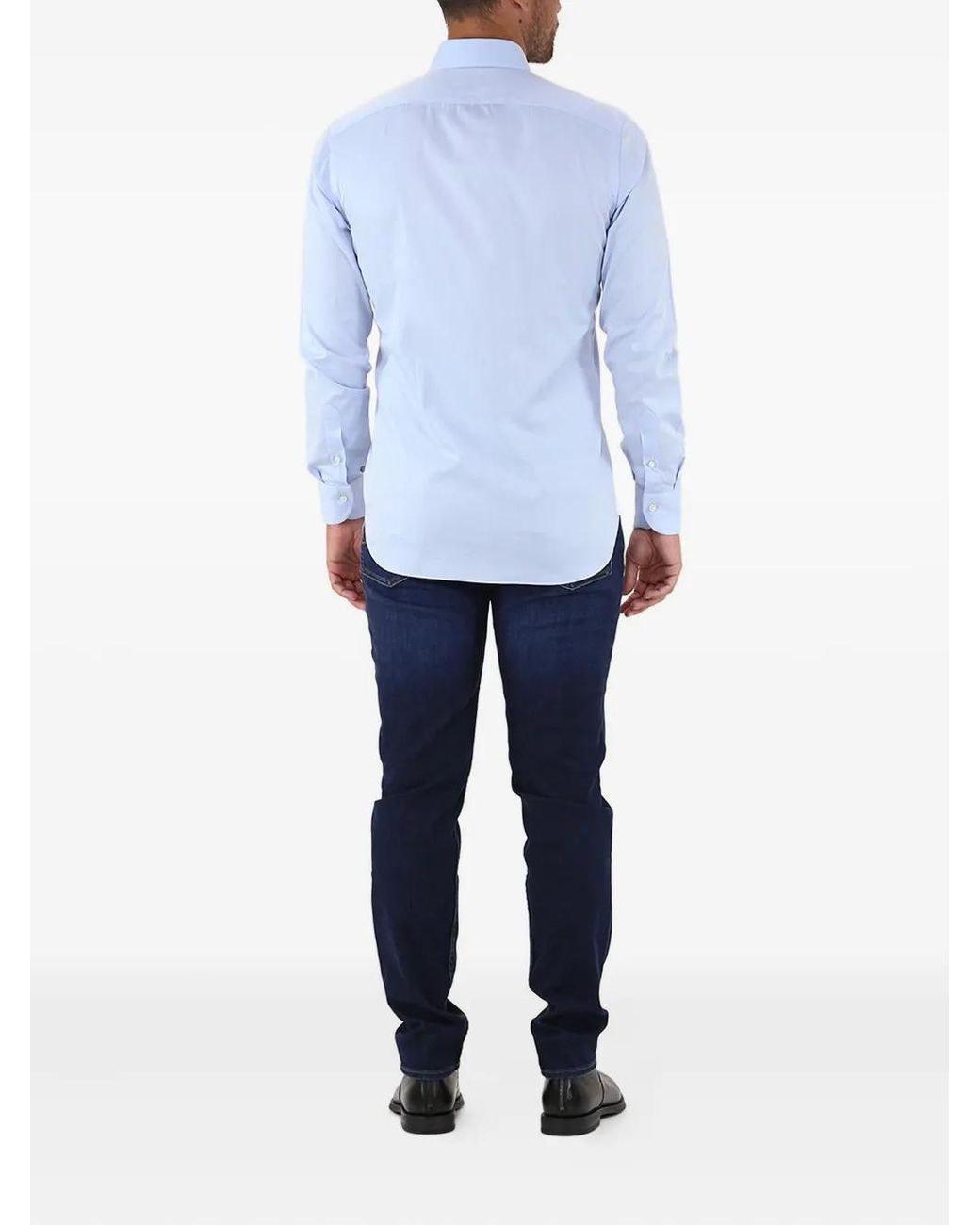 Borriello Button-Up Overhemd in het White voor heren