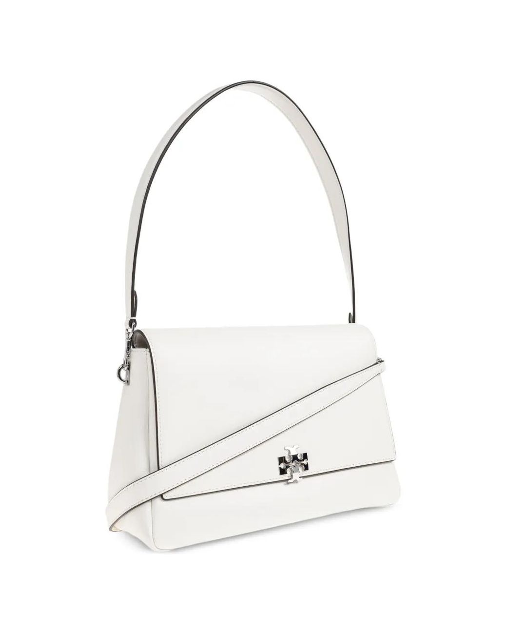 Tory Burch White Charlie Shoulder Bag