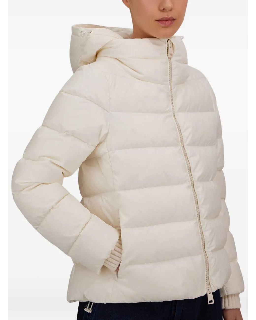 Herno White Chamonix Quilted Puffer Jacket