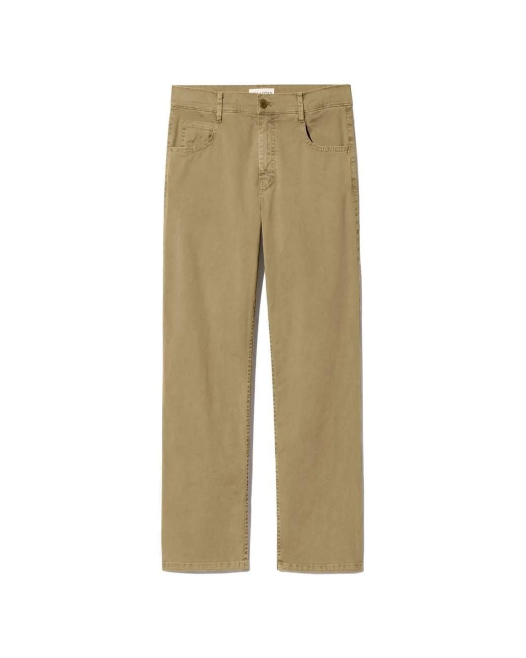 Nili Lotan Natural Lorimer Straight Trousers