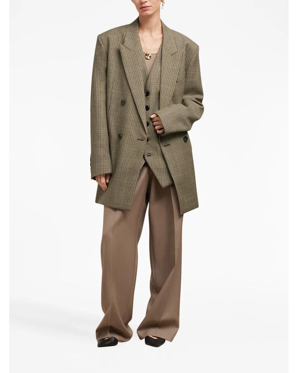 AMI Multicolor Doublebreasted Oversized Jacket