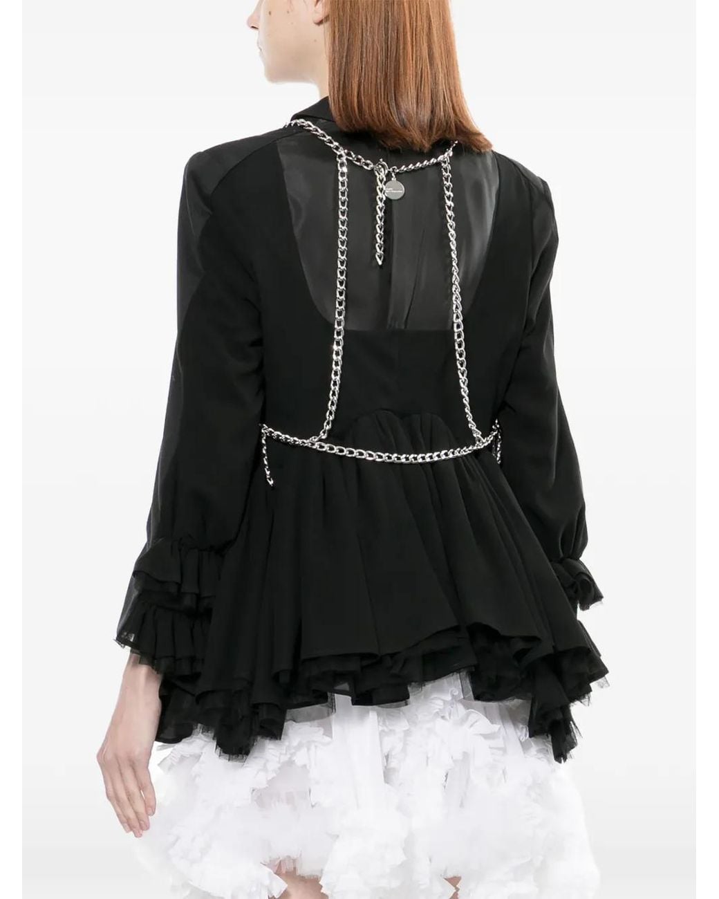 Noir Kei Ninomiya White Embellished Harness