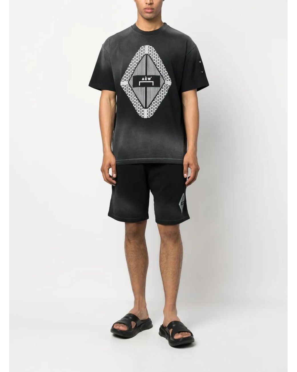 A_COLD_WALL* Black * Gradient T-shirt for men