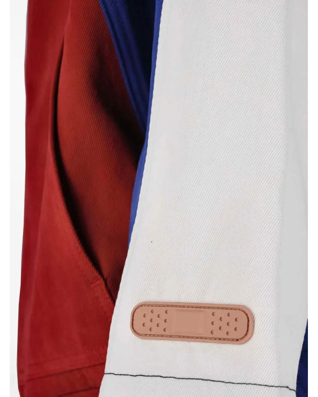 PDF Red Colourblock Jacket for men