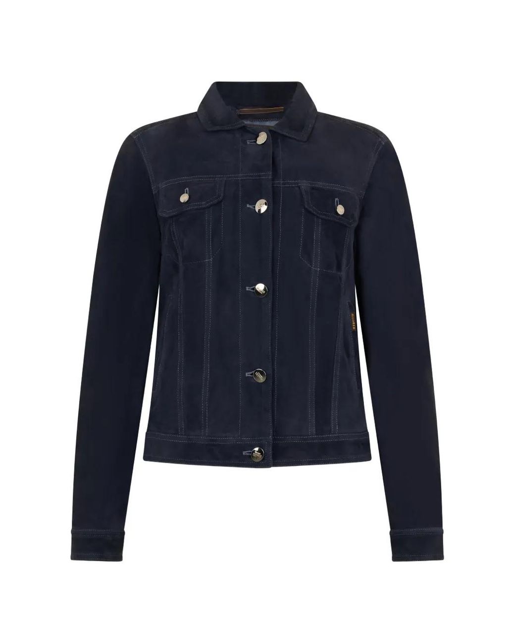 Moorer Blue Flap-Pocket Jacket
