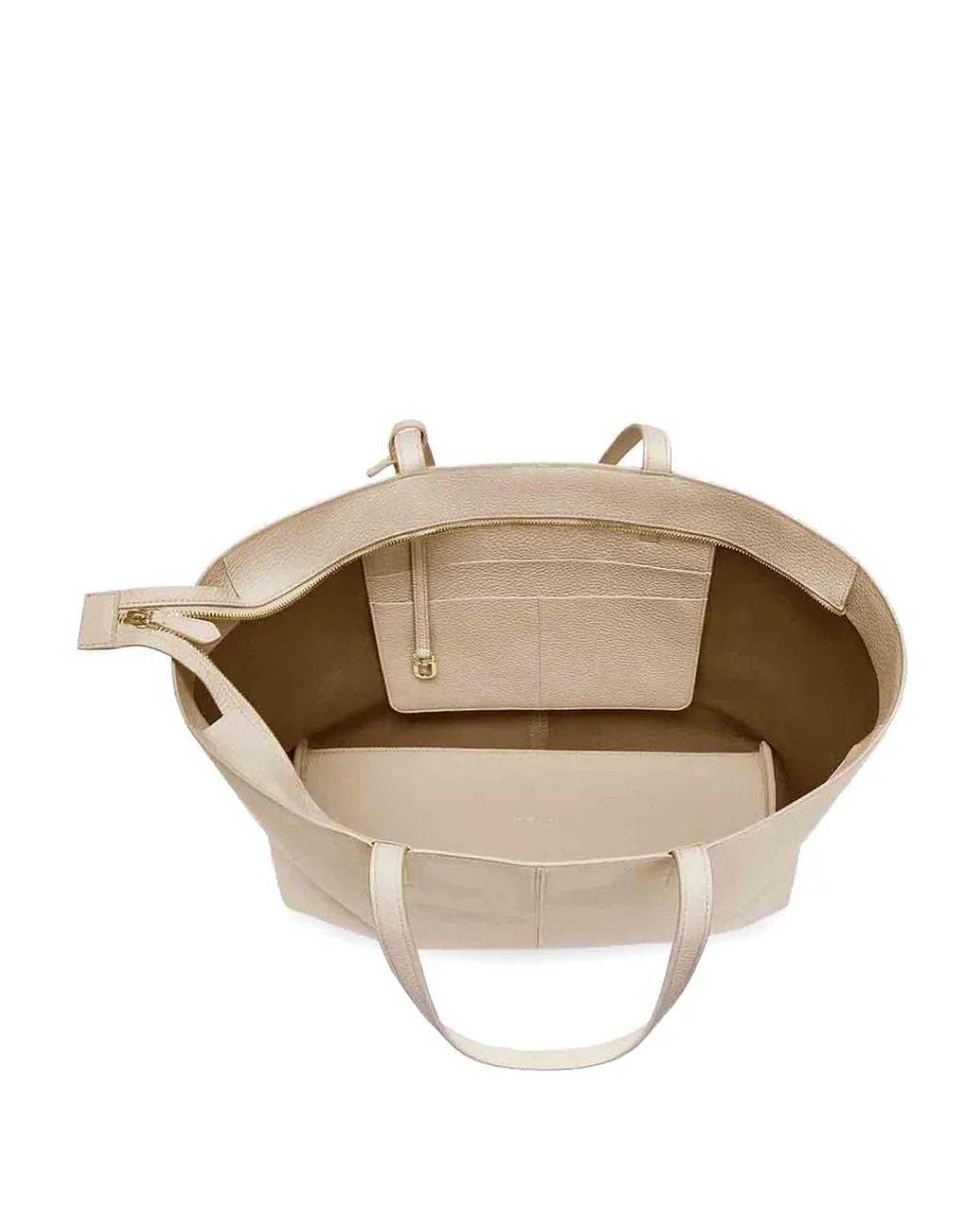 Borsa Tote Con Zip di Maison De Sabre in Natural