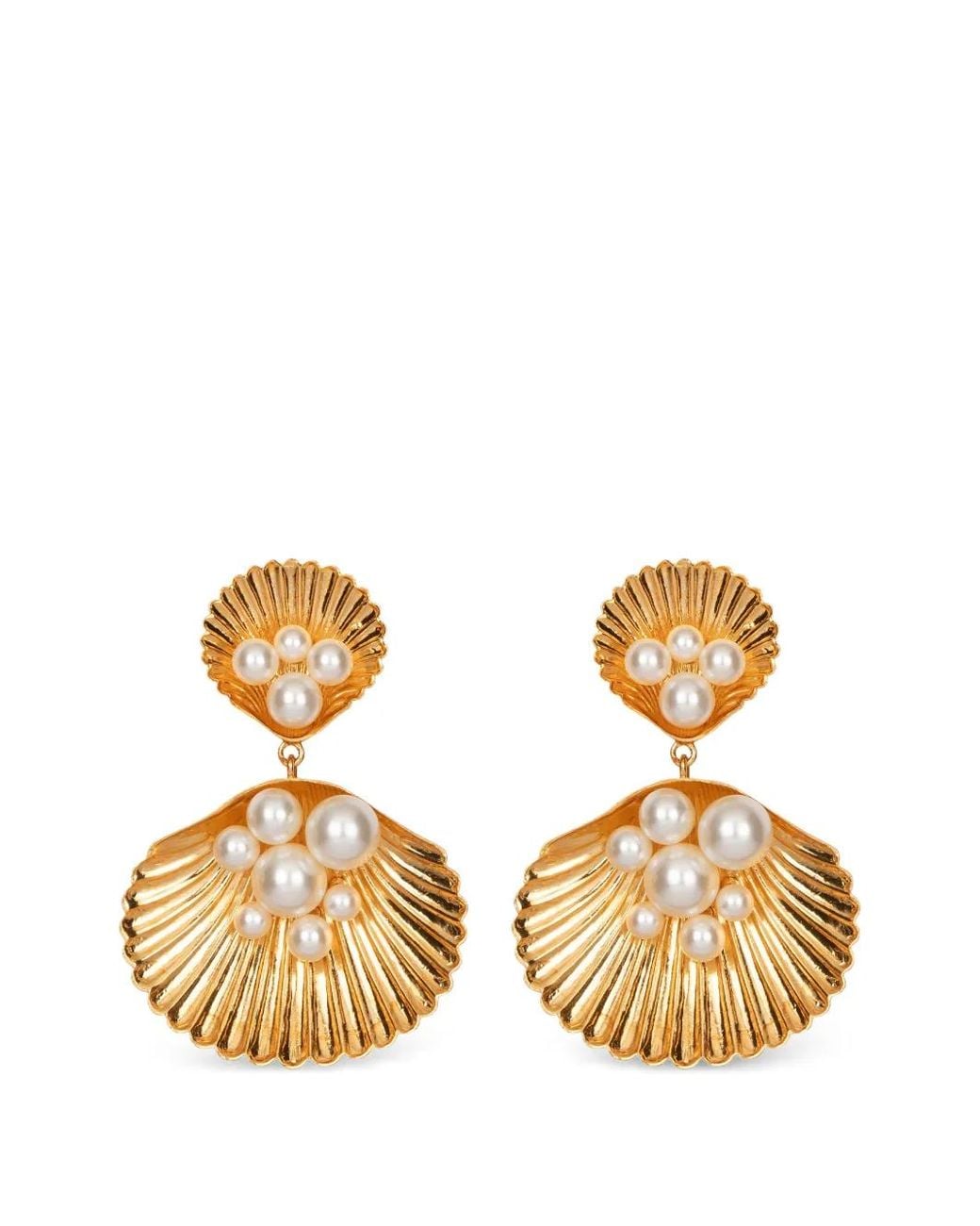 Jennifer Behr Metallic Triton Earrings