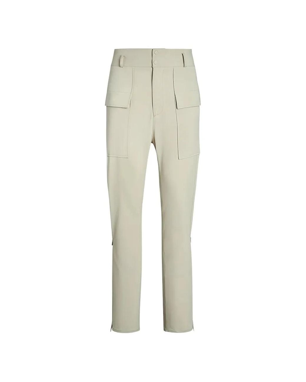 Ferragamo Natural Zip-Detail Cargo Pants for men