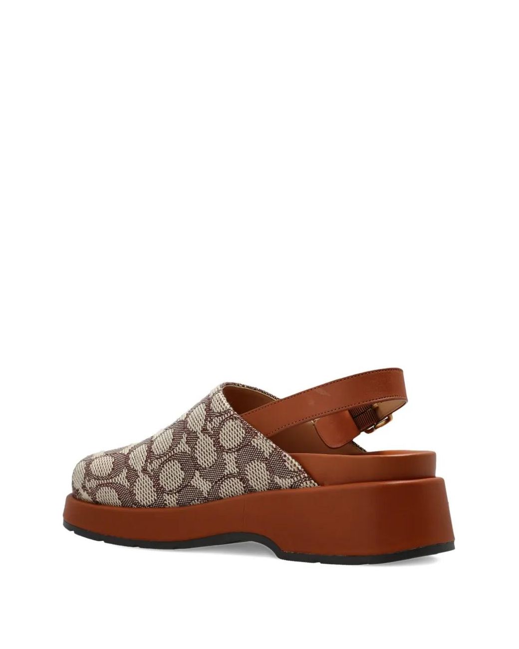 靴 COACH signature mules brown COACH Mules in Brown | Lyst