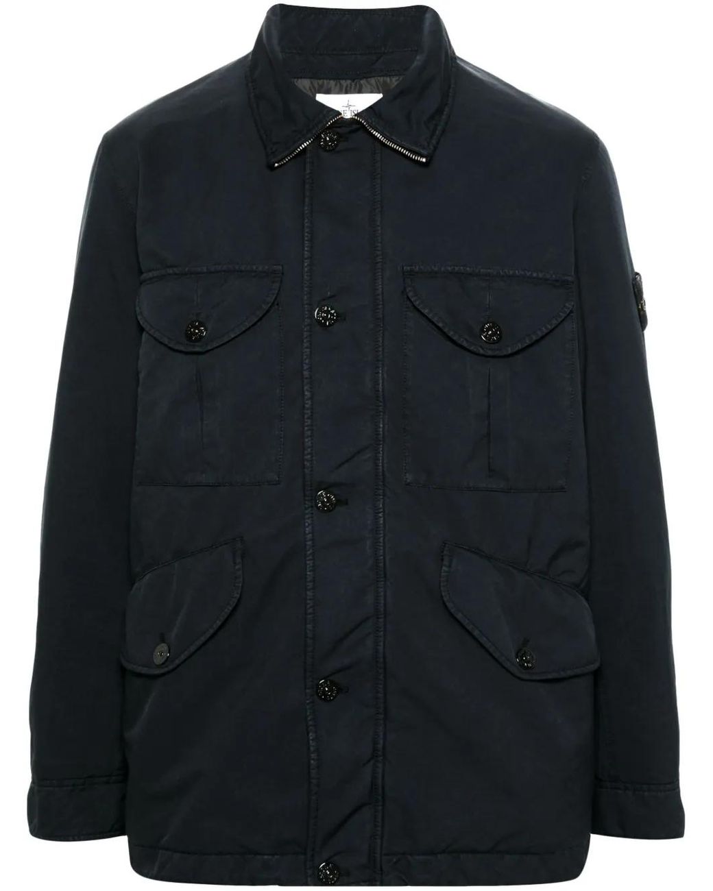 Stone Island Field Jacket David-Tc With Primaloft Insulation