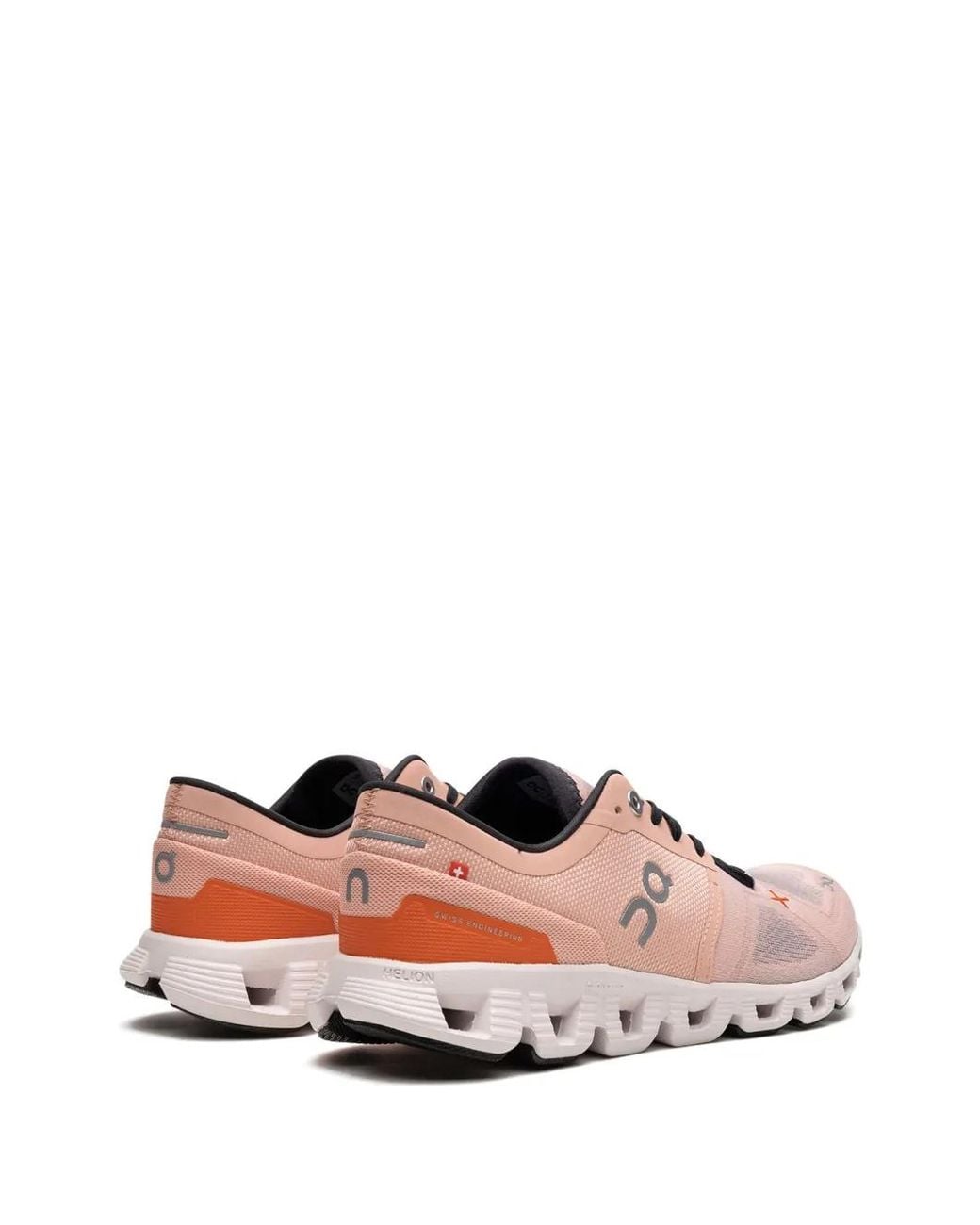 On Shoes Pink Cloud X 3 Running Shoe
