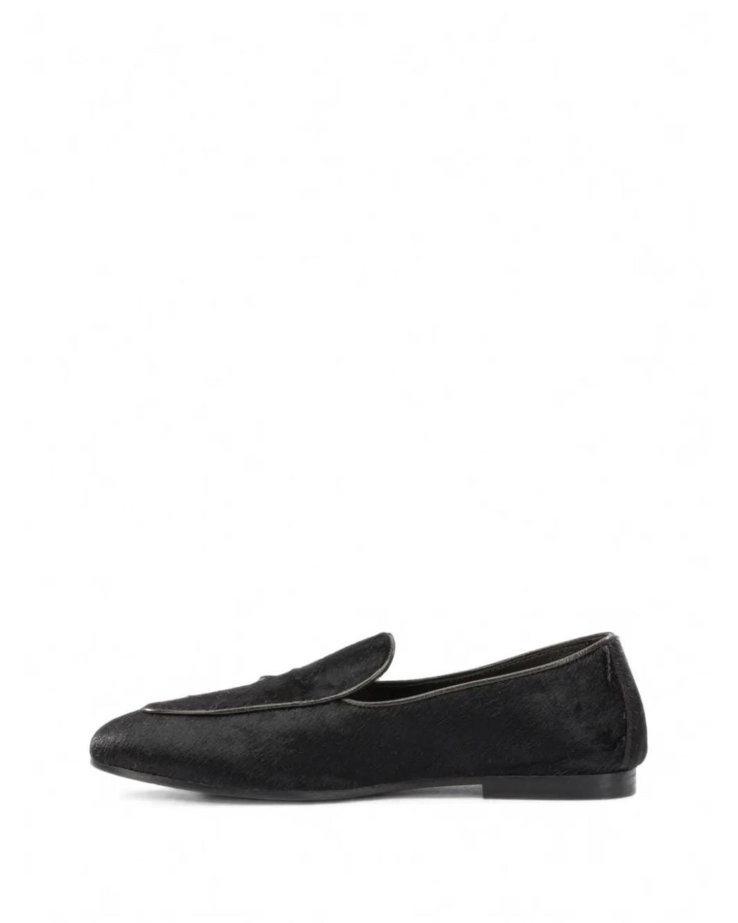 Henderson Black Pony-Hair Loafers