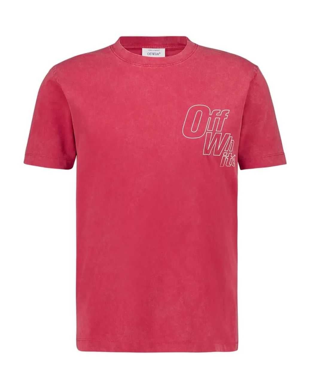 Off-White c/o Virgil Abloh Pink T-Shirts And Polos for men