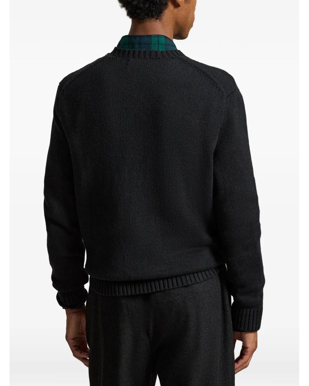 Polo Ralph Lauren Blue Polo Bear Jumper for men