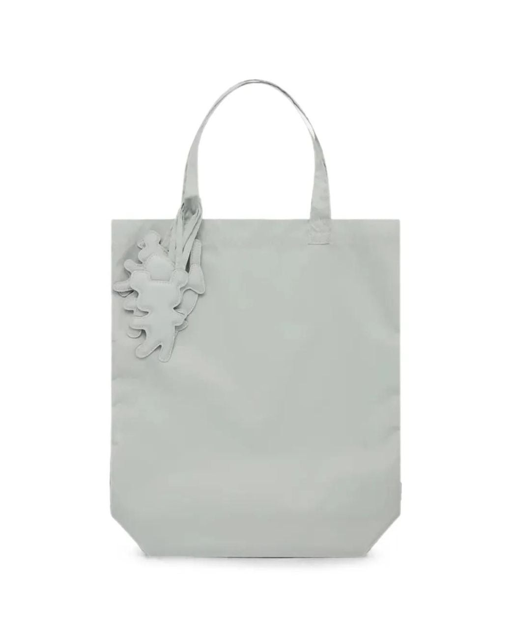 Comme des Garçons Gray Bear-Charm Logo-Tag Tote Bag for men