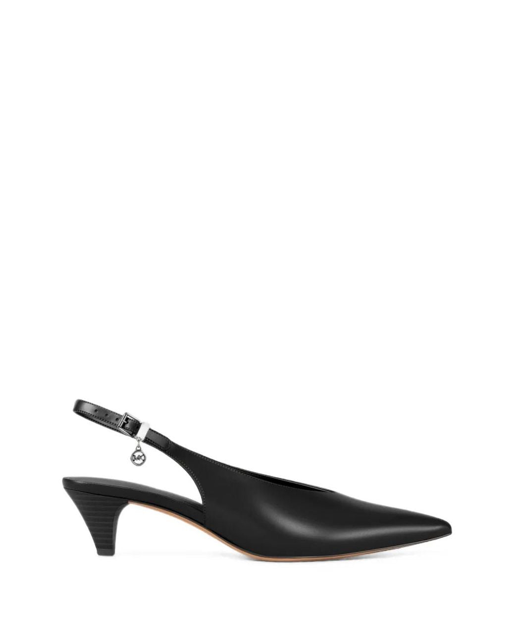Michael Kors Black Tonya Leather Slingback Pumps