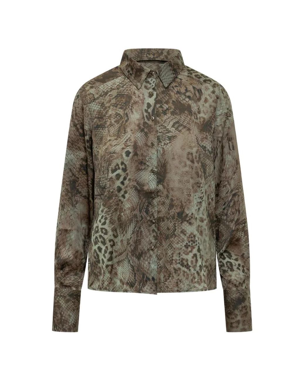 Camicia Cornelia Con Stampa di Ba&sh in Green