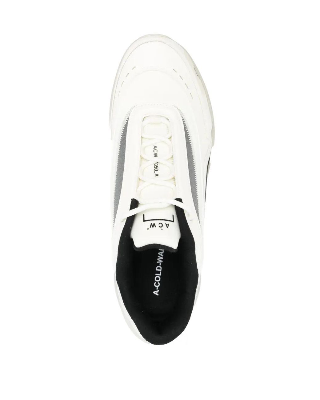 A_COLD_WALL* White Vector Low-Top Sneakers for men