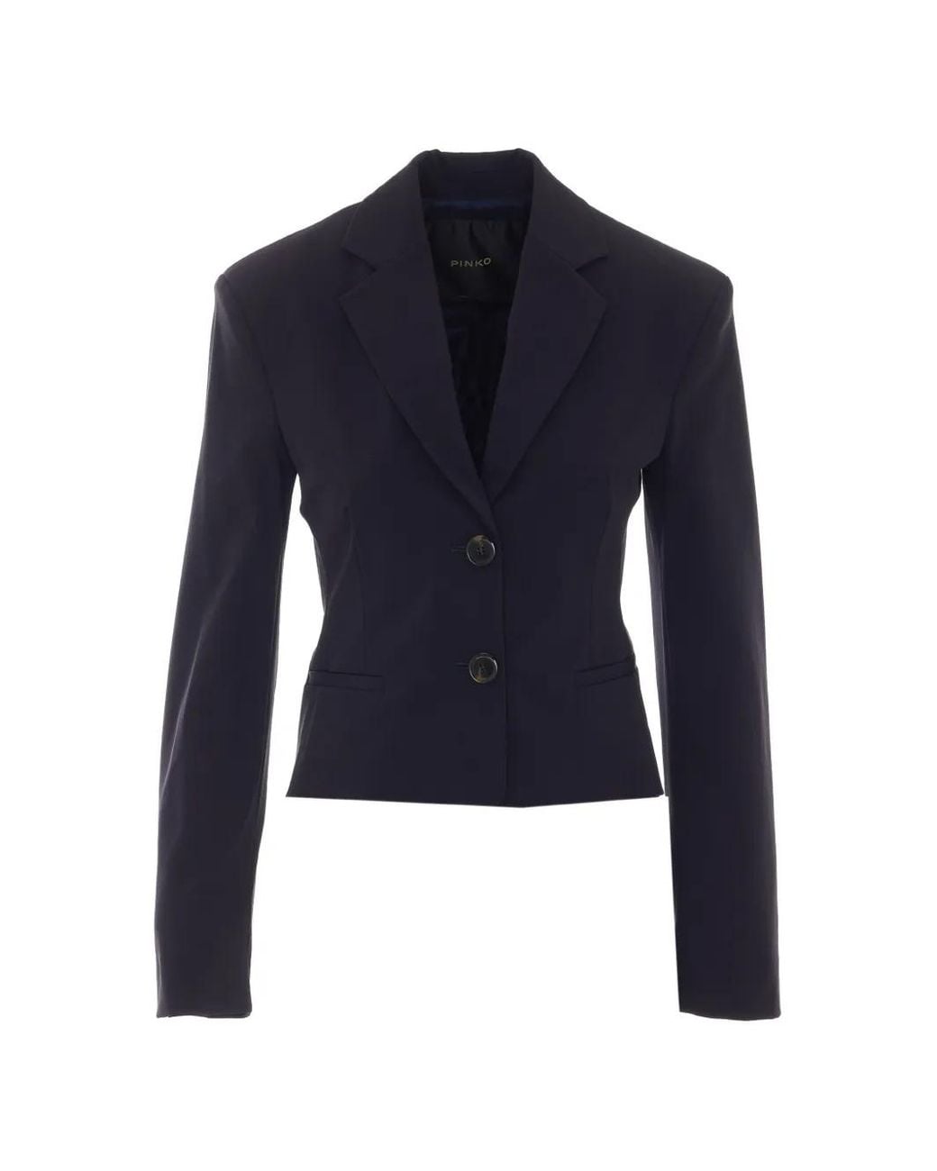 Pinko Blue Polyamide Elastane Jacket