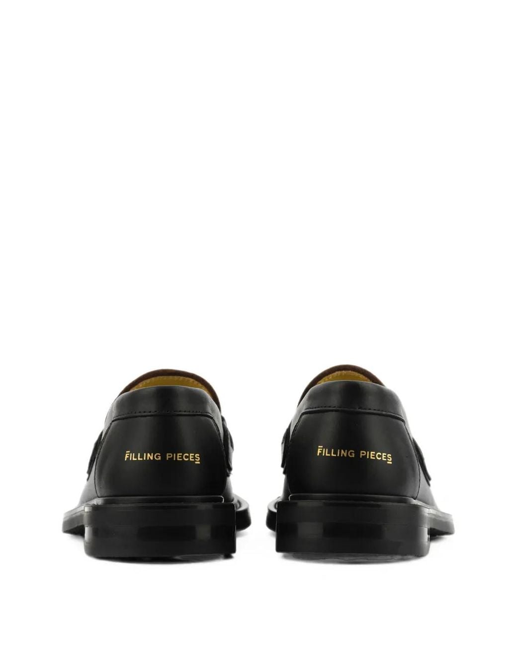 Filling Pieces Black Hazy Loafers