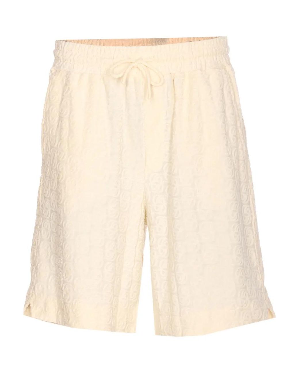 Drole de Monsieur Natural Elasticised-Waist Track Shorts for men