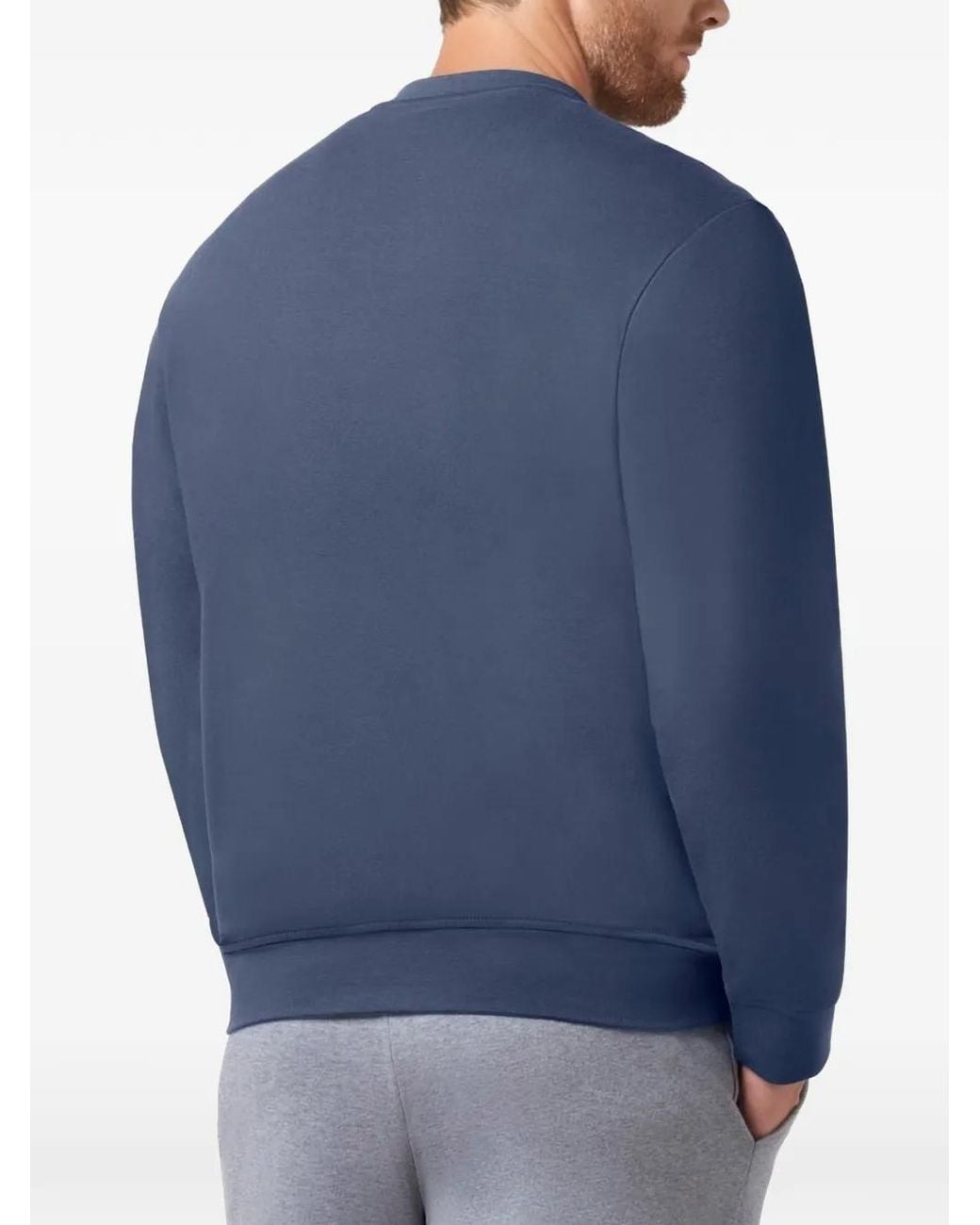 Paul & Shark Blue Crew-Neck Sweatshirt for men