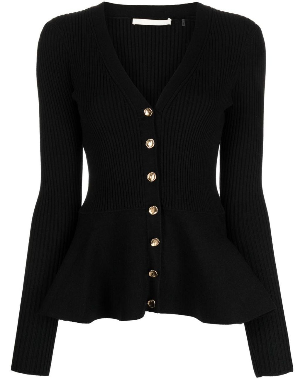 Cardigan peplum deals