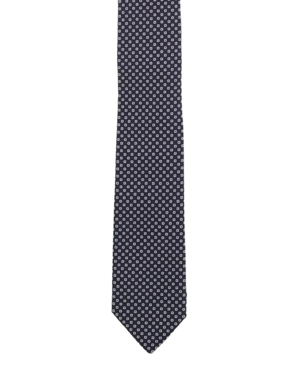 Lardini White Cravate À Motif Géométrique for men