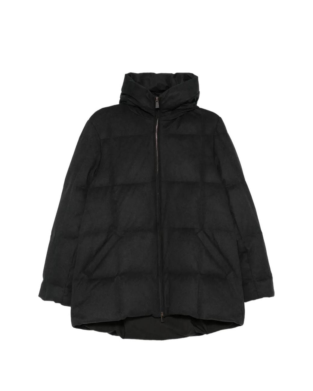 Colombo Black Quilted-Pattern Jacket