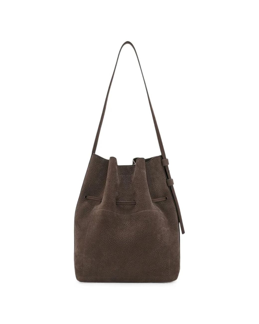 Longchamp Brown Le Roseau M Shoulder Bag