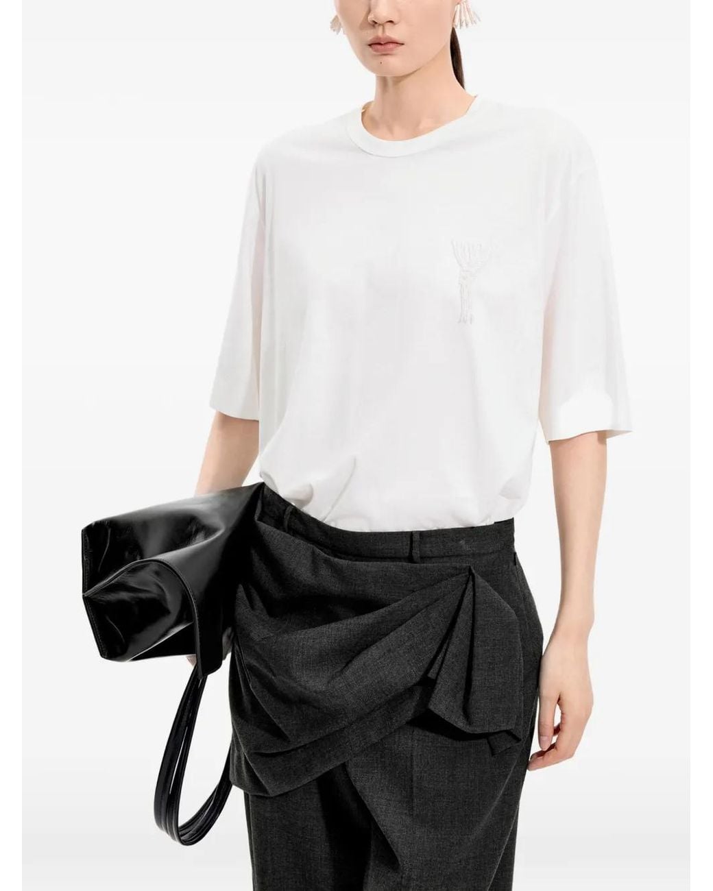 JNBY White Short-Sleeve T-Shirt