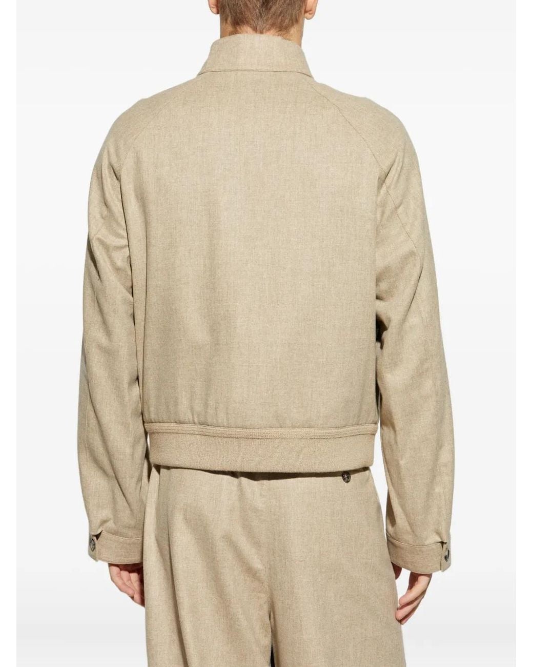 Loewe Natural Jacket With A Stand-Up Collar for men