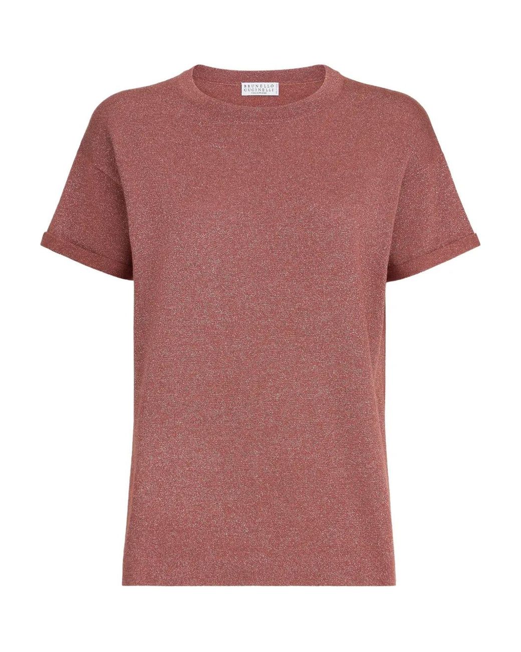 Brunello Cucinelli Pink Cashmere And Silk Top