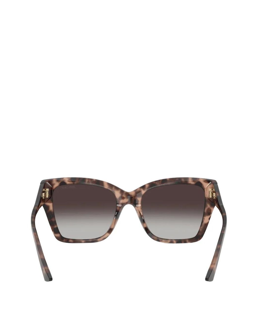 Jimmy Choo Gray Logo-Detail Sunglasses