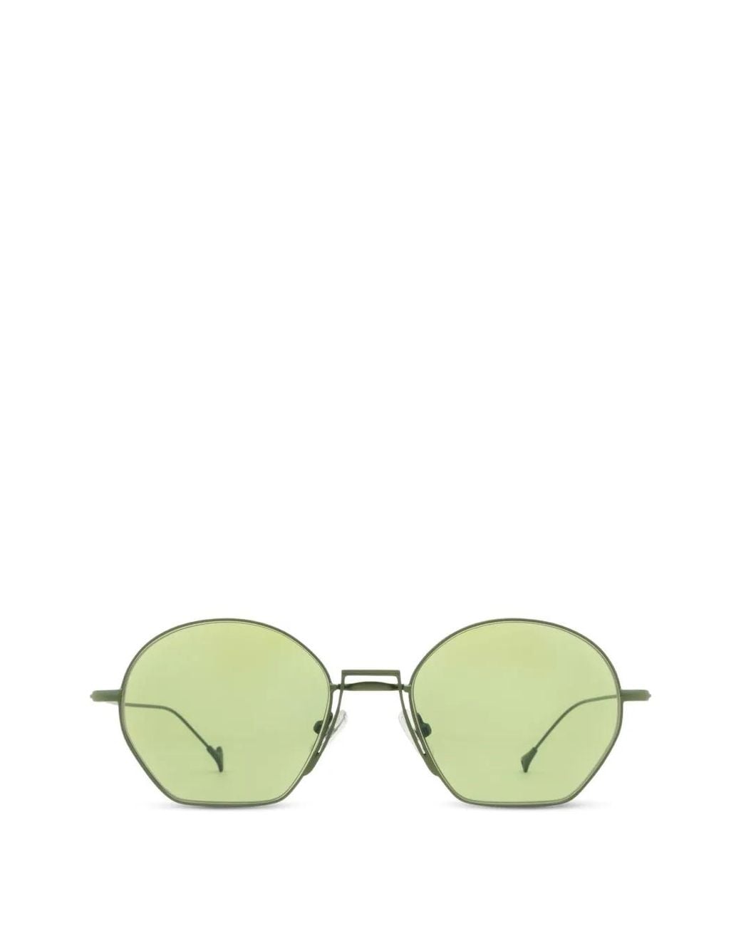 Eyepetizer Green Lunettes De Soleil À Monture Ronde