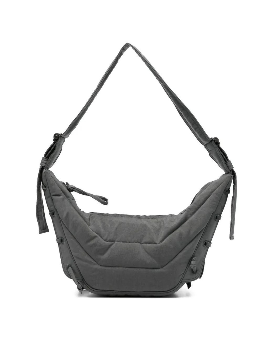 Lemaire Gray Small Soft Game Shoulder Bag