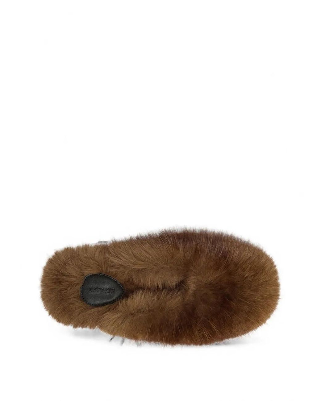 Apparis Brown Demi Slippers