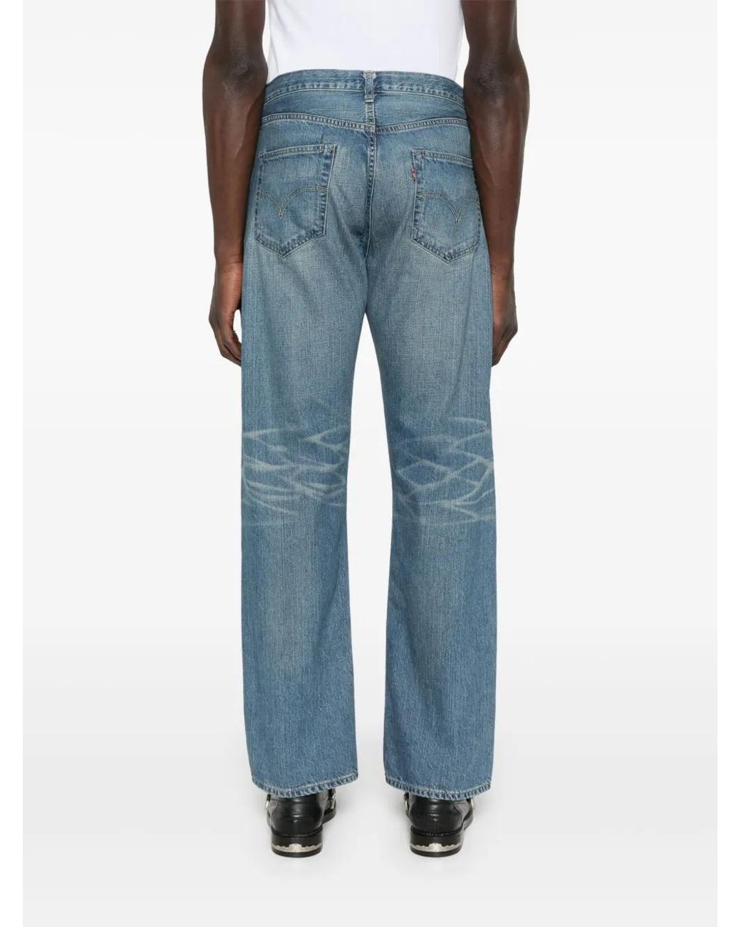 Jean À Détail De Patch Junya Watanabe pour homme en coloris Blue