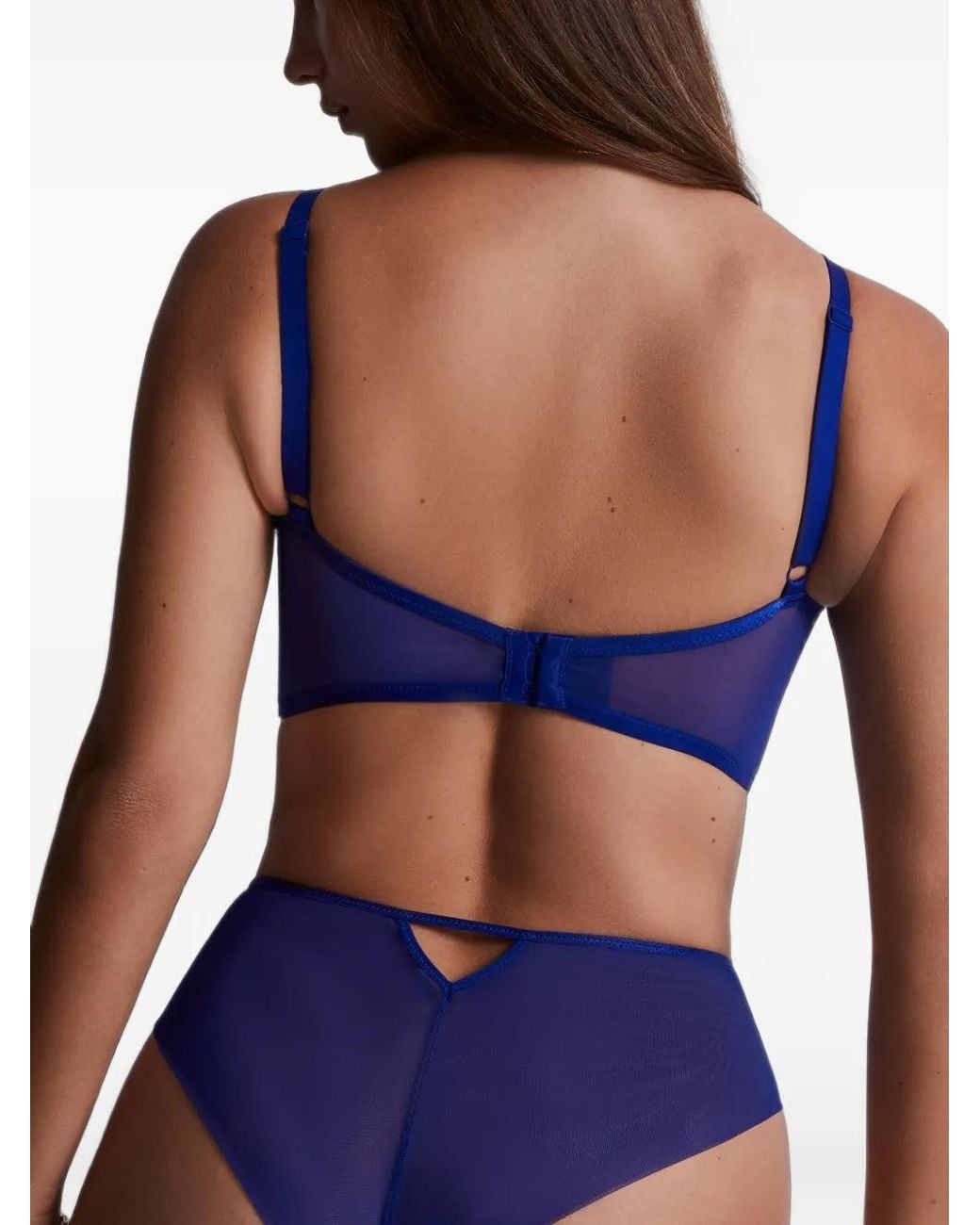 Aubade Blue Wild Pulse Bustier Bra