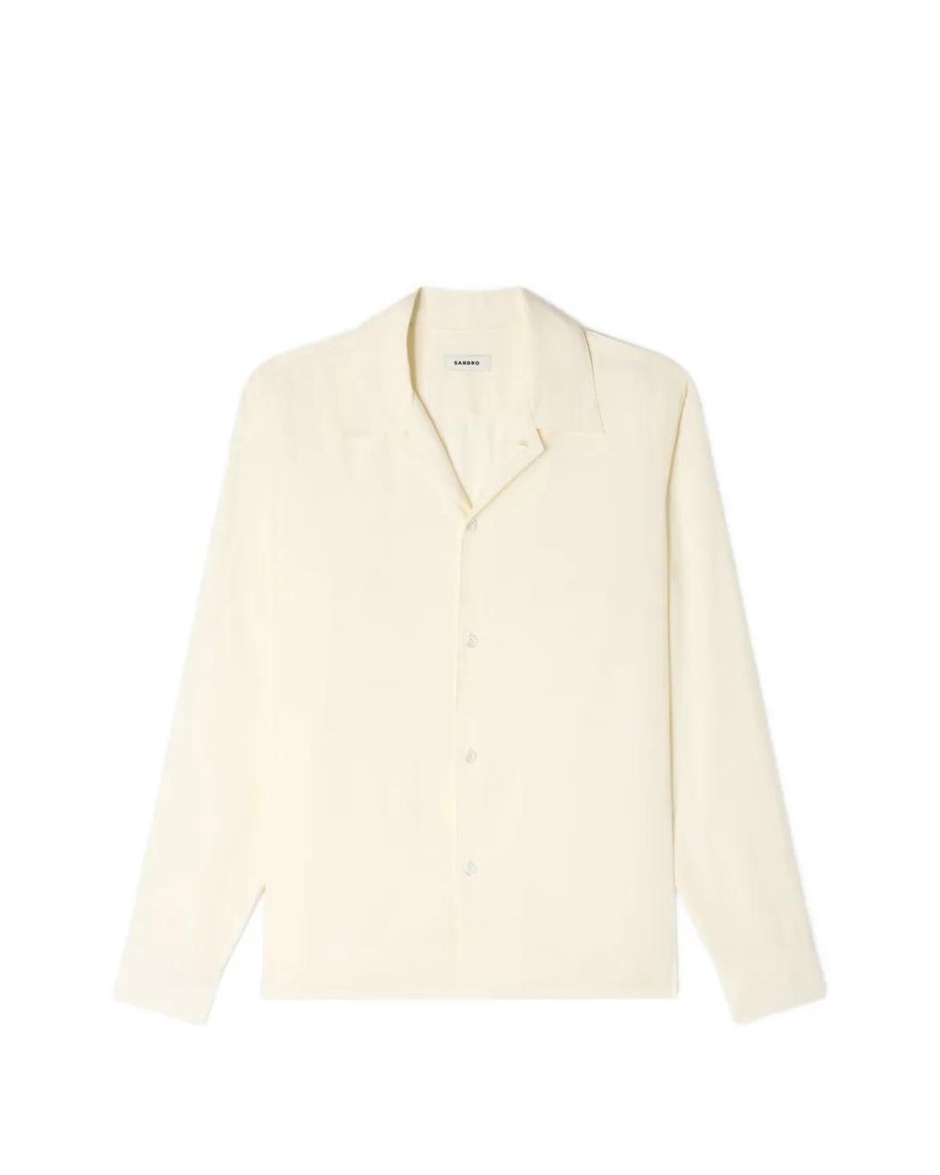 Sandro White Loose-Fit Shirt for men