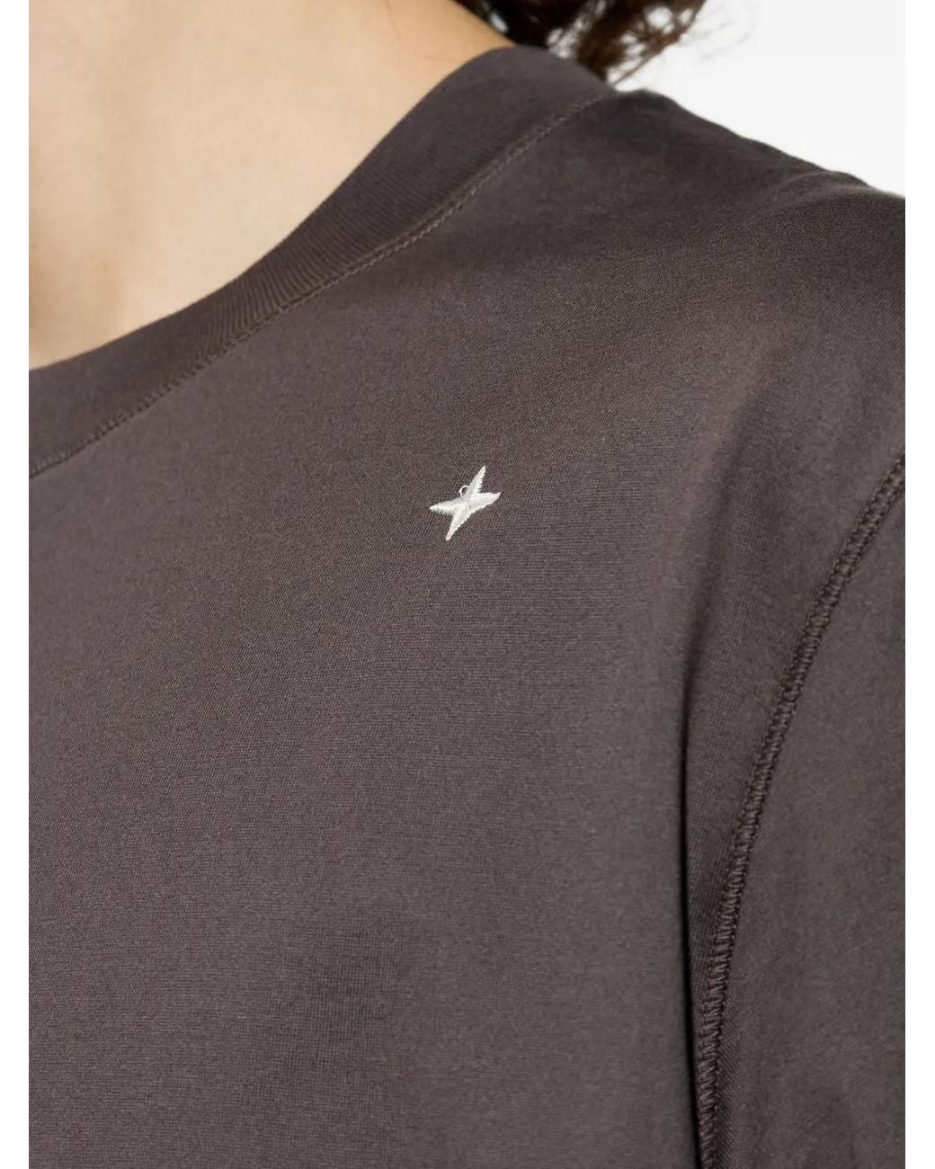 Stone Island Gray Star-Print T-Shirt for men