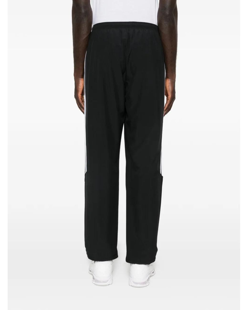 Adidas Black Teamgeist Adicolor Logo-Detail Track Pants for men