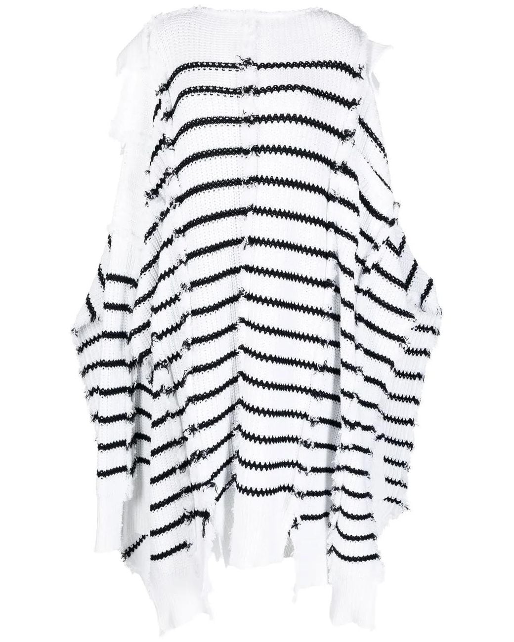 Marni Gestreepte Cape in het White