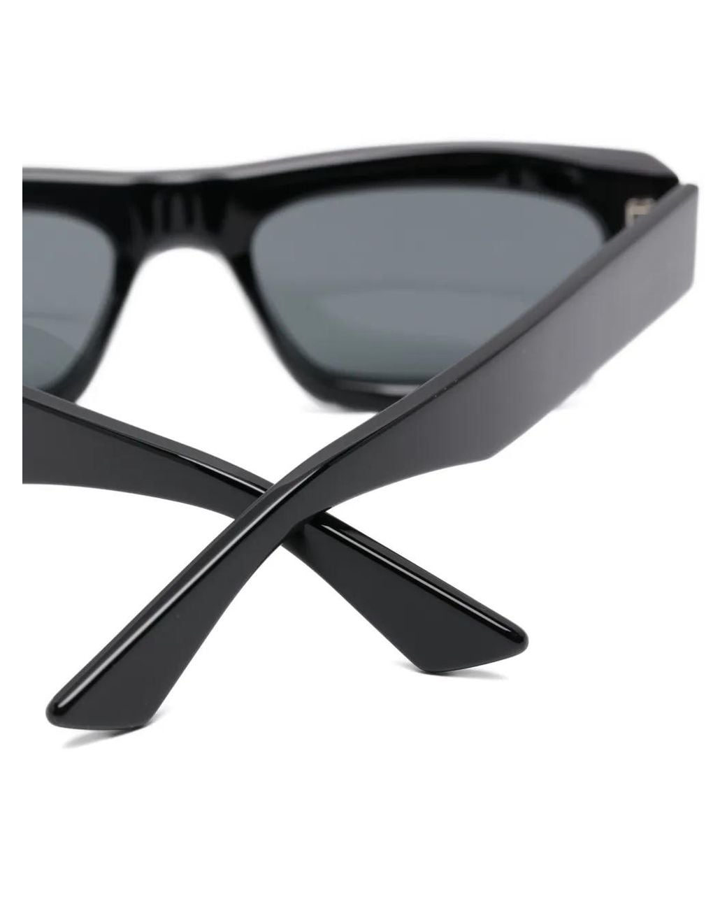 Saint Laurent Gray Rectangle-Frame Sunglasses