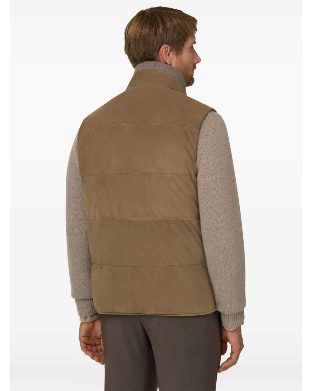 Boggi Brown Gilet Padded for men