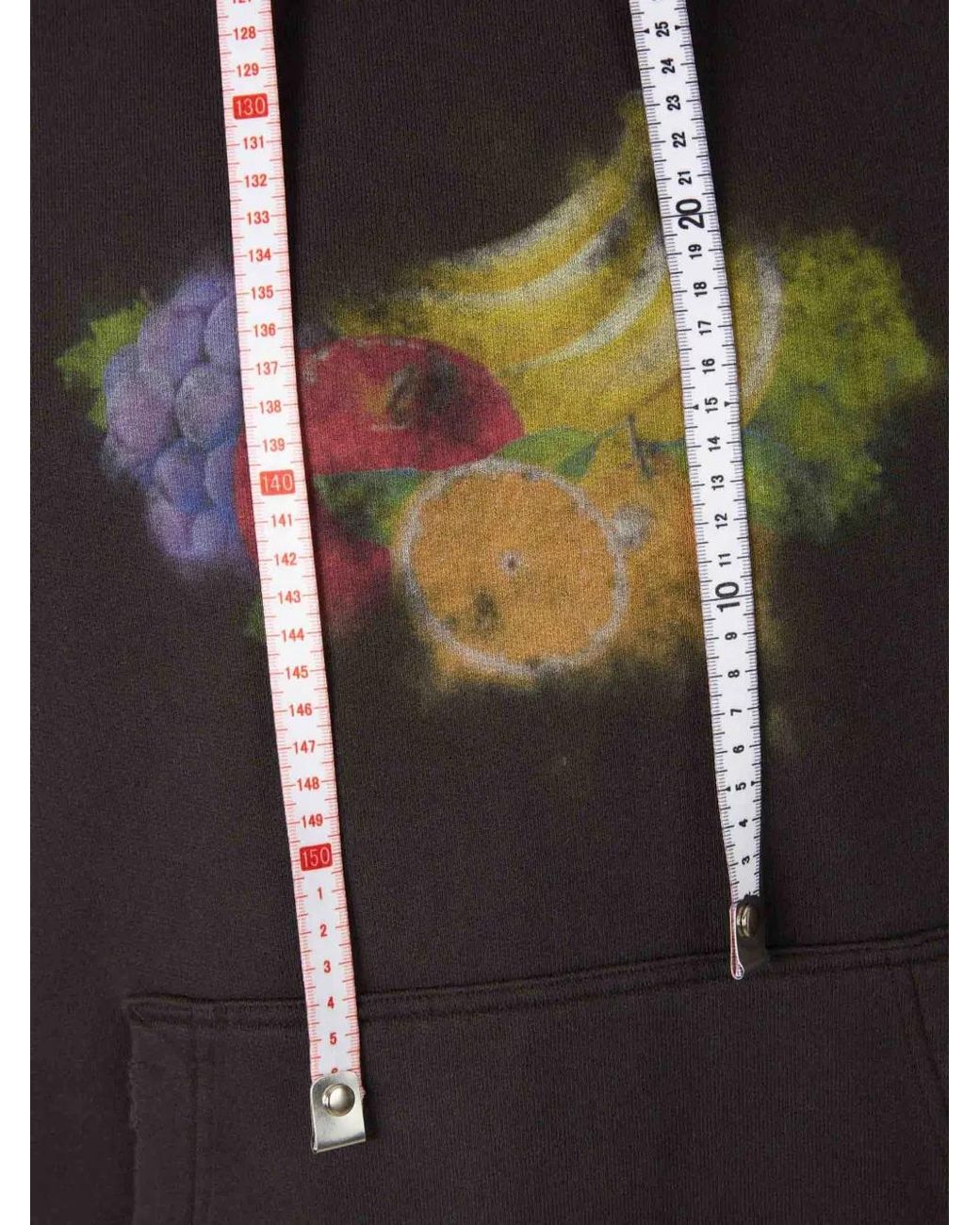 Maison Mihara Yasuhiro Black Cotton Hoodie for men
